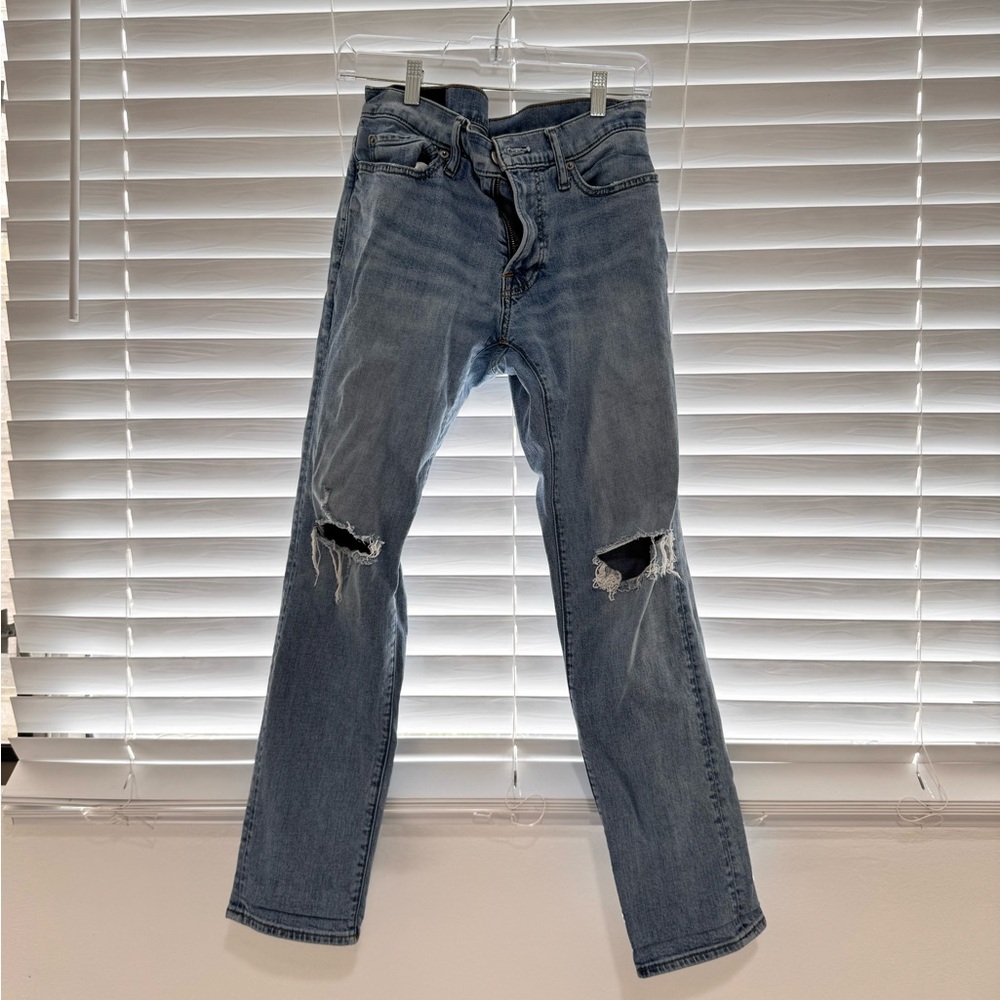 Abercrombie Skinny Stretch Men’s Distressed Jeans 30x30